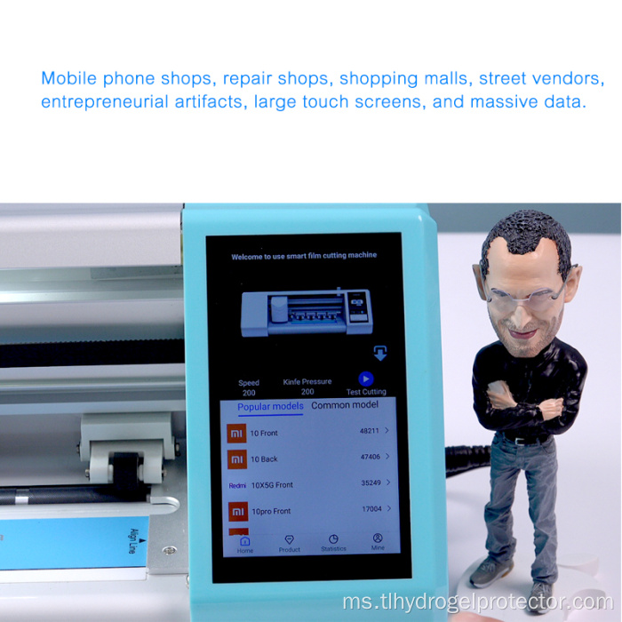 Pelindung Skrin Jualan Panas Kembali Mesin Pemotongan Filem